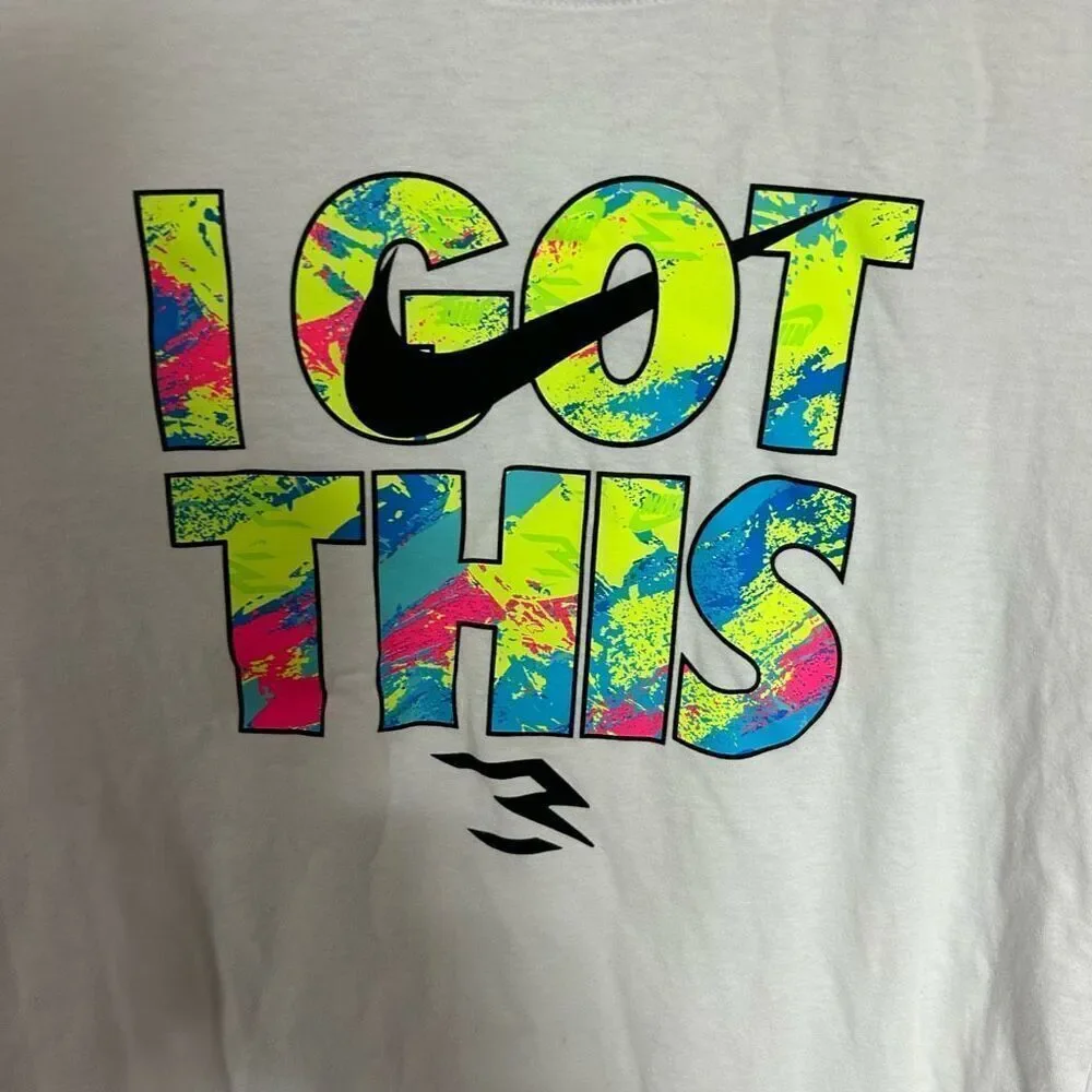 Nike I Got This Youth Medium (M) Florescent T-Shirt